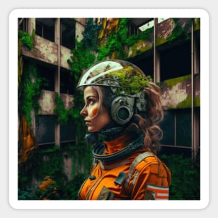 We Are Floating In Space - 87 - Sci-Fi Inspired Retro Artwork Magnet